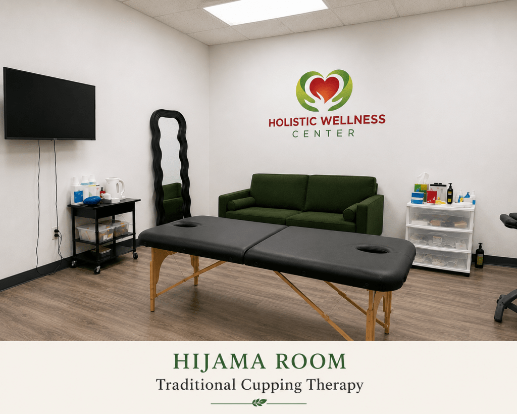 Hijama treatment room